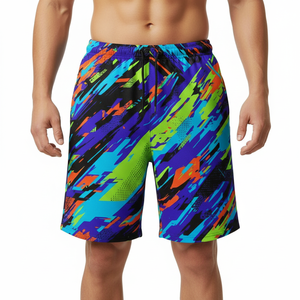 Custom Design Double <b>Layer</b> Mesh Shorts Summer Fully Sublimation Custom Blank Short Men Mesh Shorts - Product Image 5