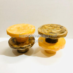 2025 nueva llegada soporte de pastel de resina de tamaño personalizado soporte amarillo epoxi de moda para hornear Catering tarifa al por mayor - Product Image 3