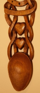 Cuillère à thé en bois écologique, faite à la main, pour café, thé, sucre, accessoire de cuisine poli - Product Image 2