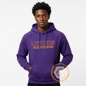 Sudadera con Capucha Bordada de Felpa 100% Algodón Personalizada para Fraternidad y Hermandad - Sudadera de Invierno para Hombre de Alta Calidad - Product Image 1