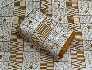 Tela de Algodón con Estampado Geométrico, Diseño Vintage, Textil Tejido para Fundas de Almohada, Cojines de Silla, Decoración del Hogar - Product Image 1