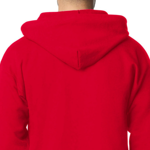 Sudadera con Capucha Completa para Adulto, Color Rojo, Chaqueta con Capucha de Mezcla de Algodón Premium, Estilo Casual y Cómodo, Ropa con Logotipo Personalizado - Product Image 3