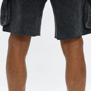 Pantalones Cortos para Hombre con Lavado Ácido, Estilo Casual y Moderno, con Bolsillo Cargo y Diseño de Logotipo Personalizable, Precio Económico para Compradores al por Mayor 2026 - Product Image 5