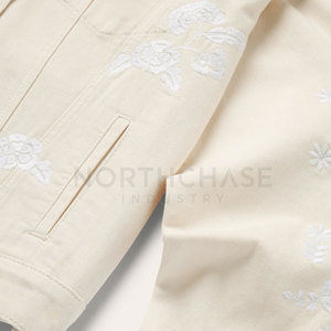 Veste en jean pour homme sur mesure, coupe classique, haute qualité, 100% coton respirant, écologique, logo frontal, best-seller - Product Image 5