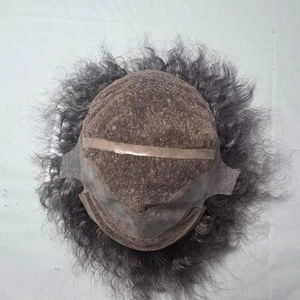 Perruque complète en cheveux humains bruts 100% naturels avec cheveux indiens bouclés Remy - Product Image 1