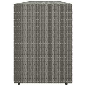 Armadio da giardino in Poly Rattan grigio 78 "x 21.9" x 31.5" - Product Image 5