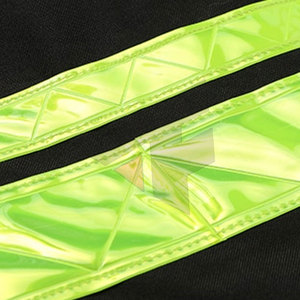 Veste de sécurité routière haute visibilité pour homme, respirante, avec fermeture éclair, meilleur prix - Product Image 3