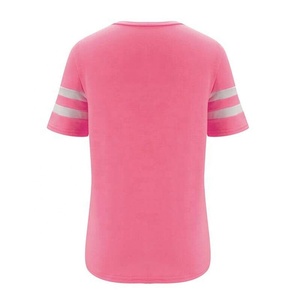 Camisetas elegantes para mujer al por mayor, buena calidad y precio, camisetas deportivas de secado rápido, cuello redondo, moda casual, tejidas. - Product Image 2