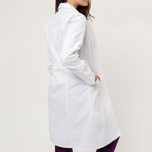 Bata de Laboratorio Médica Profesional de Primera Calidad para Hospitales, Diseño de Uniforme Blanco para Doctores, Bata Blanca para Médicos - Product Image 3