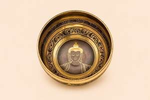 Bol chantant Whisper Tone - Bol chantant en bronze pour une méditation douce et le soulagement de l'anxiété - Fournisseur en gros de bols chantants - Product Image 2
