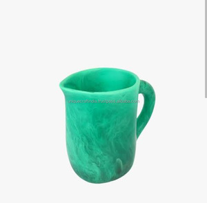 Jarra de Resina Hecha a Mano con Patrón Clásico Navideño, Ecológica, Estilo Moderno, Tazas Abstractas al por Mayor, Teteras y Hervidores para el Hogar - Product Image 5