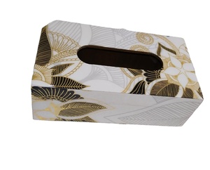 Office Regular Used Tissue Wooden Box Creative Multi Functional Home Office Restaurant Use High Quality Handmade Box