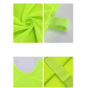 Custom Football Vest Uniform Colors Adult Kids Football Basketball <b>Training</b> <b>Bib</b> Sportswear Breathable Team Sports Vest - Product Image 2