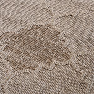 Tappeto da interno/esterno NAAR Guros Collection 2X8 Cream Trellis - Product Image 3