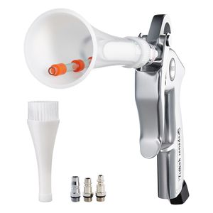 Pistola per Pulizia Auto ad Alta Pressione 9.2 Bar, Set di 2 Ugelli Rotanti a 360 Gradi, Kit di Pulizia Completa con Compressore d'Aria, Set da 2 Pezzi - Product Image 1