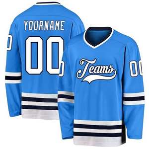 Custom Team Name Solid Color Adult Size Ice Hockey Uniform Sets-100% Polyester Quick Dry & Breathable - Product Image 3