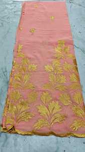 High Quality Woven Combed Cotton Voile <b>Fabric</b> Breathable Embroidery Traditional Multicolour Women's Thoub Lafaya Sudanese <b>Medium</b> - Product Image 4