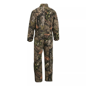 OEM Waterproof Canvas Camouflage Hunting Suit Full Sleeve Hooded <b>Zipper</b> <b>Jacket</b> and Pants Set for Unisex - Product Image 2