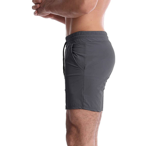 Make your own design logo printing casual wear for men shorts <b>elastic</b> waist comfortable fit running gym training daily use - Product Image 2