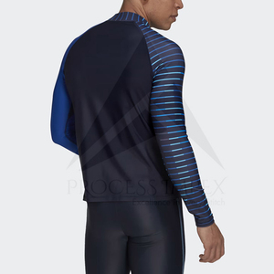Men Rash Guard UV Protection Swim Shirt Breathable Quick Dry Fabric for <b>Surfing</b> Activities Professional Men Rash Guard Custom - Product Image 5