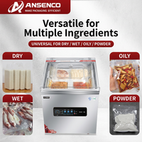 Machine d'emballage sous vide électrique multifonction pour viande et poulet avec étui et matériaux textiles en bois