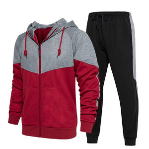 Conjunto deportivo informal que absorbe el sudor, conjunto de sudadera y pantalones deportivos para hombre, conjunto deportivo 100% algodón de Pakistán - Product Image 2
