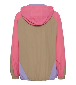 Chaqueta Cortavientos de Nailon Impermeable Transpirable de Tallas Grandes para Correr al Aire Libre con Bloques de Color, Diseño Personalizado, Venta al por Mayor - Product Image 2
