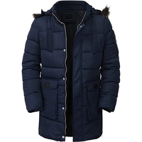 Vestes d'hiver à capuche en duvet de canard pour hommes, manteaux chauds et épais de qualité supérieure, parkas d'hiver pour hommes, vestes matelassées pour hommes