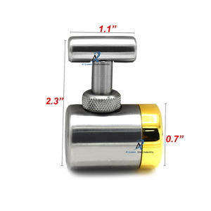 Triturador de Huesos Dental, Instrumento Quirúrgico para Fresado de Huesos, Herramienta Quirúrgica Manual de Acero Inoxidable para Injerto Óseo, Autoclavable - Product Image 2