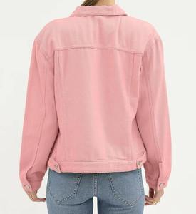 Newest Style Lady Denim Jean Jacket for Women's Long Sleeves Women Clothing Bulk Quantity Denim Jacket Women - Product Image 5