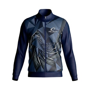 Chaqueta con Cremallera para Hombre de Spandex/Poliéster, Grosor Estándar, Resistente al Viento, Ropa Masculina, Última Moda, Logotipo Personalizado - Product Image 1