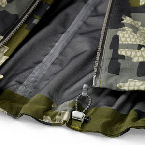 Chaqueta de Caza Impermeable para Hombre, Camuflaje, Chaqueta con Capucha de Softshell para Exteriores, Transpirable, Resistente al Viento, para Senderismo, Escalada y Pesca - Product Image 6