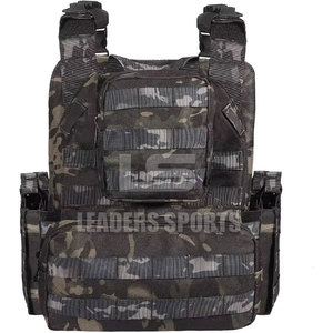 Chaleco Táctico Ajustable para Paintball - Chaleco Protector Cómodo e Impermeable de Poliéster/Nylon con Opciones Personalizables para Actividades al Aire Libre - Product Image 2