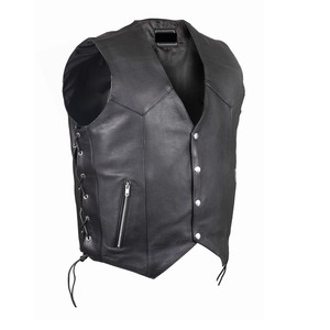 Chaleco de Cuero para Hombre, Personalizable, Cómodo y Moderno, Perfecto para Uso Diario, Transpirable, en Venta - Product Image 3