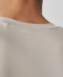 Débardeur sans manches gris clair pour homme de qualité supérieure, col rond, tricoté en polyester respirant, anti-rétrécissement, 180g, vêtement de sport décontracté, taille XL - Product Image 4