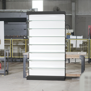 Convenience Store & Cosmetic Shop Fixtures-Heavy Duty Single-Sided Metallic Supermarket <b>Shelves</b>-OEM Factory in Vietnam - Product Image 2