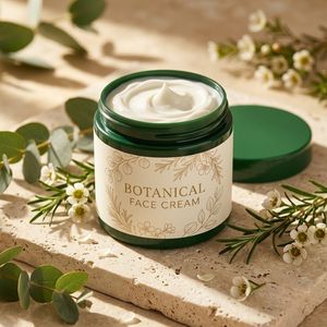 Pot cosmétique rond en PET 200 ml, pot en plastique vert avec couvercle à vis pour crème corporelle, emballage pour soins de la peau, fabricant vietnamien - Product Image 3