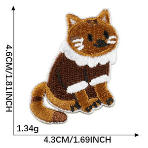 Wholesale Custom Embroidery Patches Iron On Skull Badge 3D Embroidered Graphic Fabric Patch for Hats Bags <b>Jackets</b> Backpacks DIY - Product Image 3