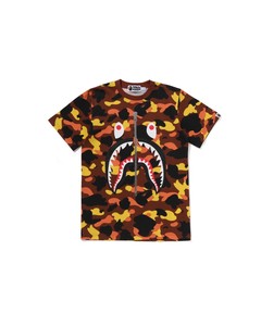 เสื้อยืดลายพรางฉลาม ซิปหน้า แขนสั้น คอกลม พิมพ์ลาย สตรีทแวร์ ทรงปกติ ผ้าฝ้ายทอ 100% ป้องกันรังสียูวี แห้งเร็ว 320 กรัม - Product Image 1