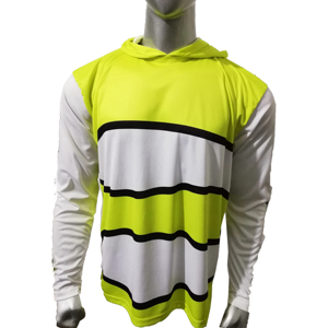 Sweat à capuche de pêche pour la pêche en bord de mer UPF50 Imprimé Imperméable Coupe-vent Respirant 100% - Product Image 3