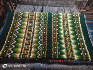 Western Navajo Show Pad Hand Woven <b>Wool</b> Saddle <b>Blanket</b> Traditional Tribal Design Customizable Durable Horse Protection - Product Image 3