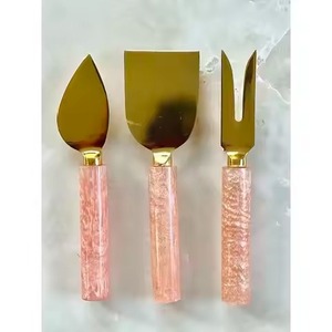 Designer <b>Cheese</b> <b>Knife</b> <b>Set</b> Metal Charcuterie Accessories for Hospitality and Dining Tables - Product Image 1