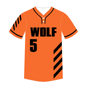 Direct Factory Price Sports wear Baseball Jersey Two Buttons Reasonable Prices Team Wear Short Sleeve Baseball Jersey For Outdoo - Product Image 3