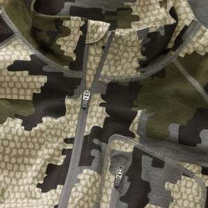 Men <b>Camo</b> Hunting Baselayer Quarter Zip Long Sleeve Tactical Shirt Breathable Thermal Performance Outdoor Sports Apparel - Product Image 5