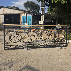 ราวบันไดเหล็กดัดและเหล็กกล้าไร้สนิมสำหรับบันได พร้อมการเคลือบผิวป้องกันสนิม ทนทานด้วยการเคลือบผิวด้วยสีฝุ่น ดีไซน์ทันสมัย - Product Image 4