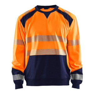 Sudaderas de Seguridad de Alta Visibilidad con Mangas Largas, Sudadera de Seguridad Naranja de Manga Larga, Sudaderas de Alta Visibilidad con Logotipo Personalizado - Product Image 1