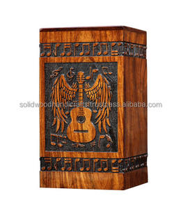 Urna de Madera Hecha a Mano para Cenizas de Adultos, Urnas Funerarias, Urnas de Entierro de Alta Calidad - Product Image 1