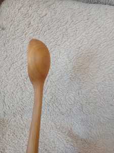 Cuchara de Madera para Utensilios de Cocina Antiadherentes, Cuchara de Madera Reutilizable para Hornear, Ensaladas y Sopas, Elegante Cuchara de Madera para Utensilios de Cocina - Product Image 3
