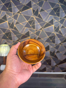 Juego de tazones de madera rústicos, grandes y duraderos, tallados en madera, para cocina, comedor, ecológicos, para servir comida en casa - Product Image 2
