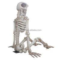 Squelette 4M The Dark Rider Oeuf Banc Lapin De Pâques Citrouille Coq Table Halloween Arche Bougie Grande Décoration En Fibre De Verre